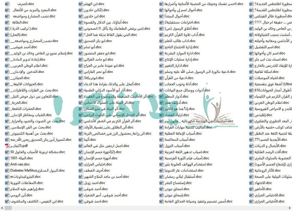 تحميل 1300 بحث جاهز للطباعة فى كل المجالات