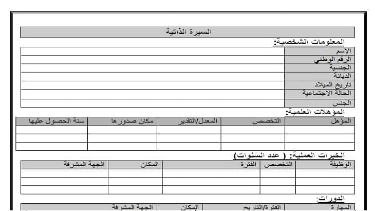 كيفية عمل Cv للتوظيف بالعربي يلا نذاكر