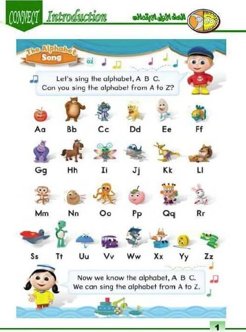 ملزمة لغة انجليزية للصف الاول الابتدائى الترم الاول
