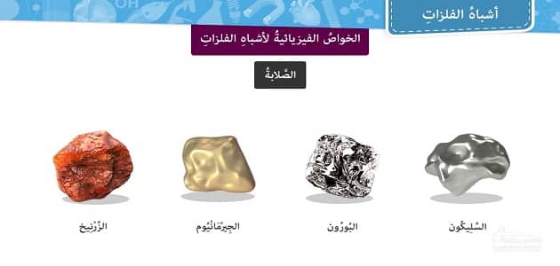 بحث عن الفلزات واللافلزات واستخداماتها