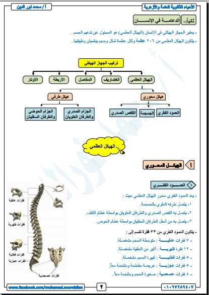 مذكرة احياء كاملة ثانوية عامة