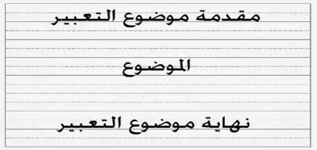 مقدمة تعبير وخاتمة سهلة