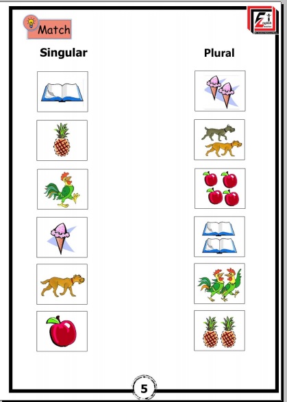 مذكرة لغة انجليزية KG 2 plus Term 1