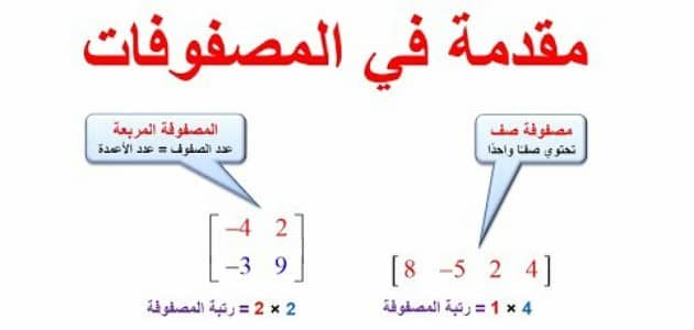 مقدمة في المصفوفات